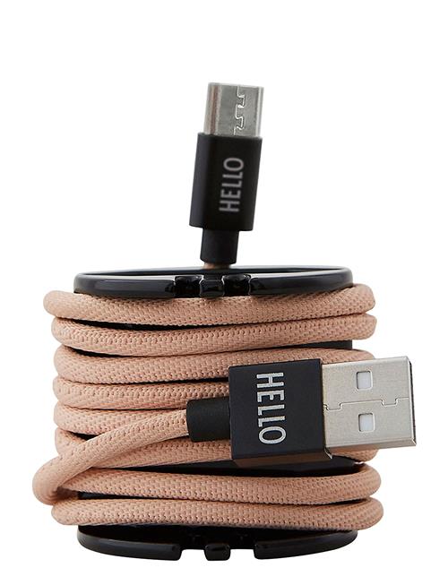 Design Letters Mycable Micro Usb Cable Design Letters Black