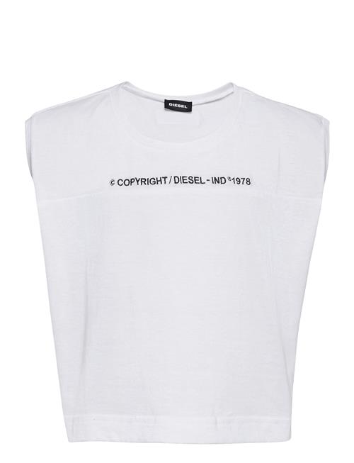 Se Diesel Tfelix T-Shirt Diesel White ved Booztlet