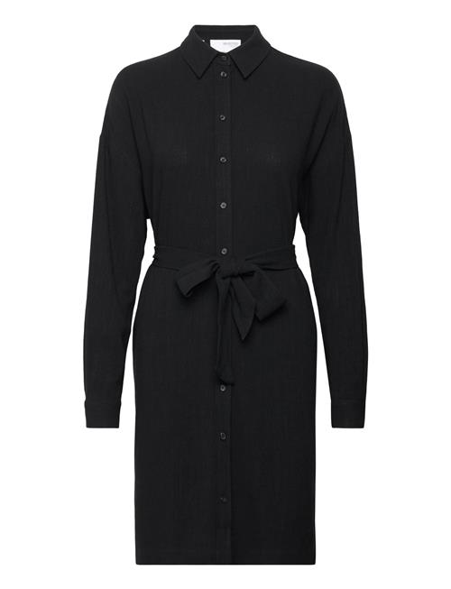 Slfviva-Tonia Long Linen Shirt B Selected Femme Black