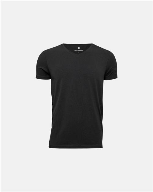 T-shirt v-neck | Bambusviskose | Sort