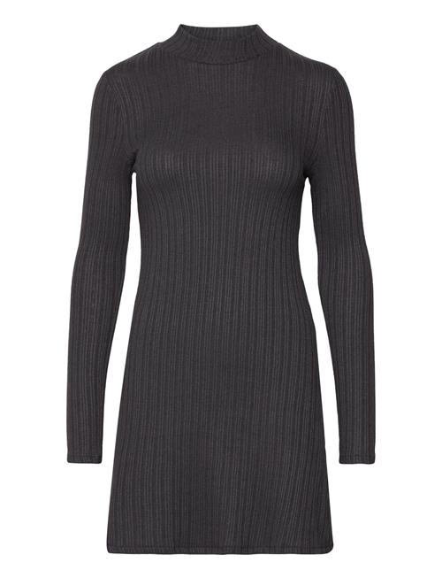 Mango Short Knitted Dress Mango Black