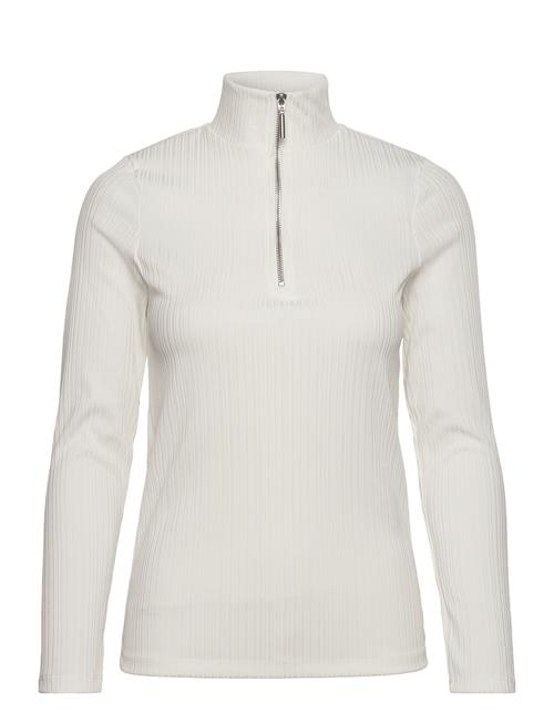 Selected Femme Slfjinaline Zipper Ls Long Top W Selected Femme White