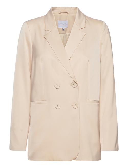 Blazer With Slit And Buttons Coster Copenhagen Cream