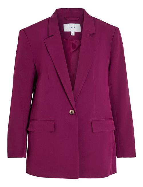 Viangey Big Shoulder Blazer Vila Purple