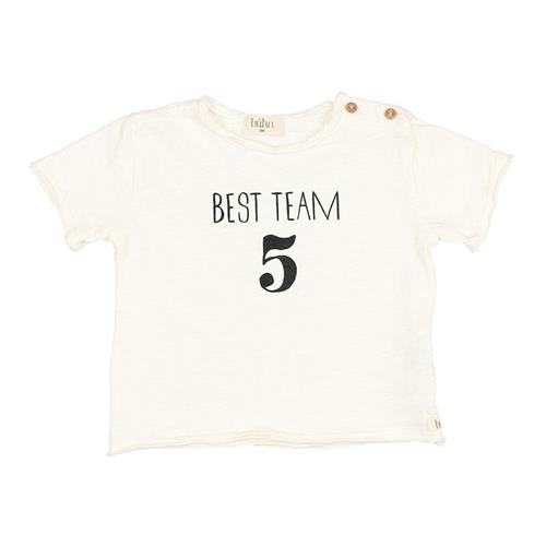 búho Best Team T-Shirt Cremefarvet |  | 9 months