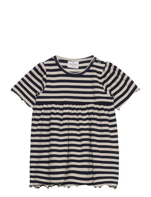 Tnsfro Rib S_S Dress The New Navy