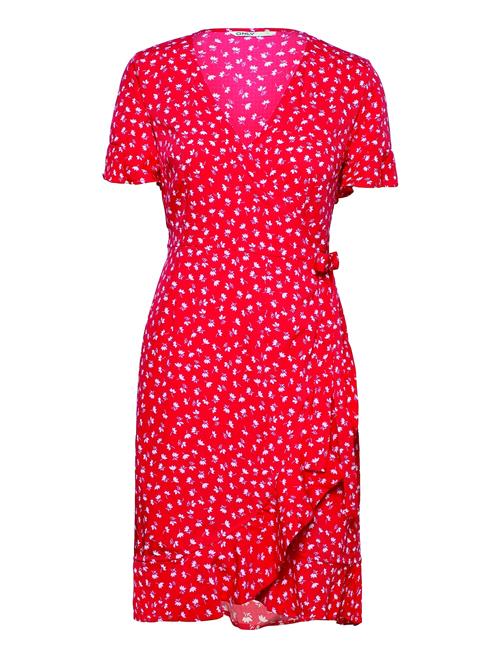 ONLY Onlolivia S/S Wrap Dress Wvn Noos ONLY Red