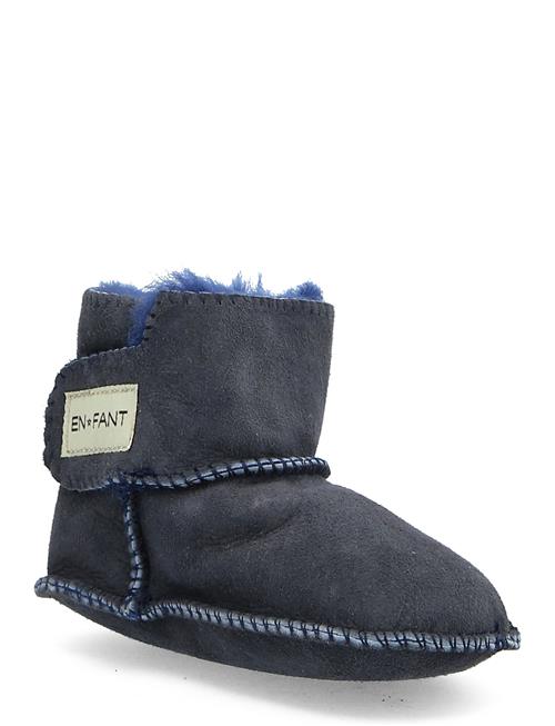 Se En Fant Sheepskin Bootee En Fant Blue ved Booztlet