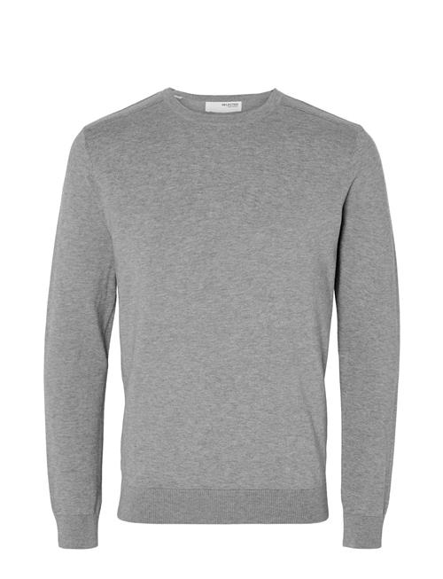 Se Selected Homme Slhberg Crew Neck Noos Selected Homme Grey ved Booztlet