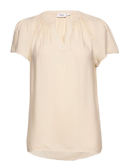 Saint Tropez Brittasz Ss Top Saint Tropez Cream