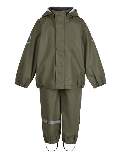 Pu Rain W. Susp. Recycled Mikk-line Green