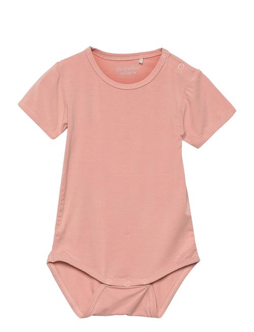 Minymo Body Ss - Bamboo Minymo Pink