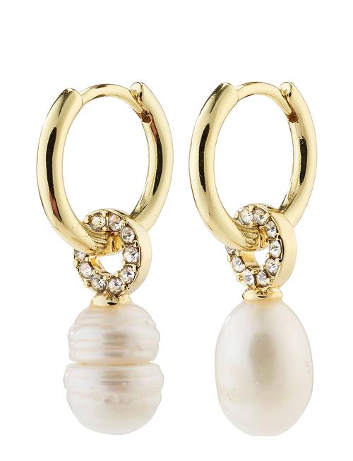 Se Pilgrim Baker Freshwater Pearl Earrings Pilgrim Patterned ved Booztlet