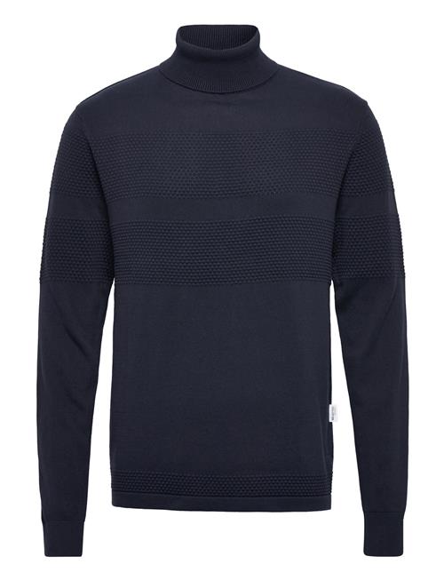 Selected Homme Slhmaine Ls Knit Roll Neck W Noos Selected Homme Navy