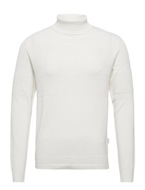 Selected Homme Slhmaine Ls Knit Roll Neck W Noos Selected Homme White