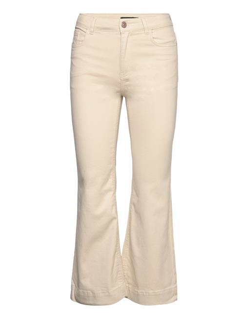 LMTD Nlftazza Twi Hw Bootcut Pant Noos LMTD Cream