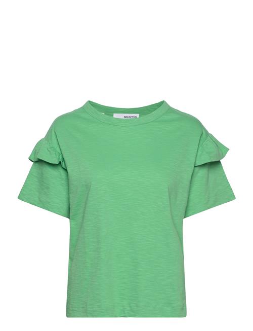 Selected Femme Slfrylie Ss Florence Tee M Noos Selected Femme Green