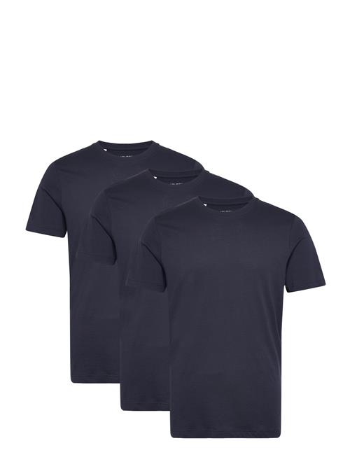 Se Selected Homme Slhaxel Ss O-Neck Tee 3 Pack Noos Selected Homme Navy ved Booztlet