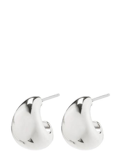 Alexane Recycled Chunky Mini Hoop Earrings Pilgrim Silver