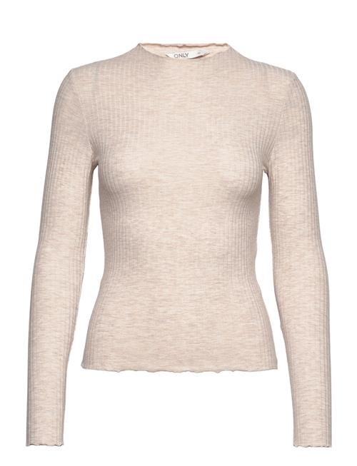 Onlemma L/S High Neck Top Jrs ONLY Cream