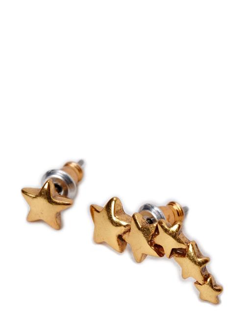 Ava Recycled Star Earrings Pilgrim Gold