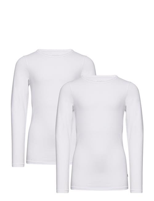 Se Minymo Basic 35 -T-Shirt Ls Minymo White ved Booztlet