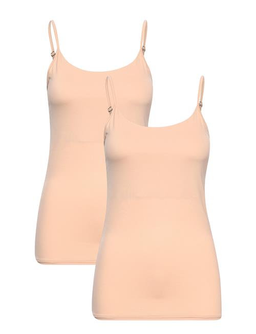 Se Vila Visurface Strap Top New 2-Pack - Noos Vila Pink ved Booztlet