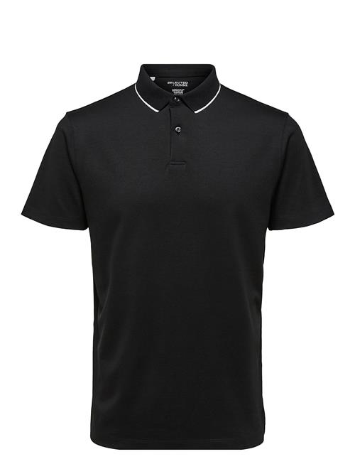 Slhleroy Ss Polo Noos Selected Homme Black