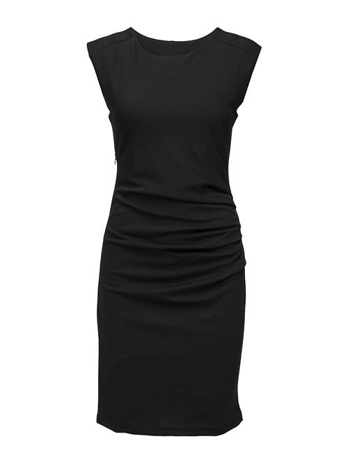 India Round-Neck Dress Kaffe Black