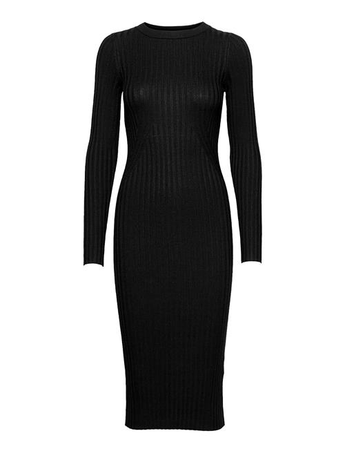 Karlina O-Neck Ls Dress NORR Black