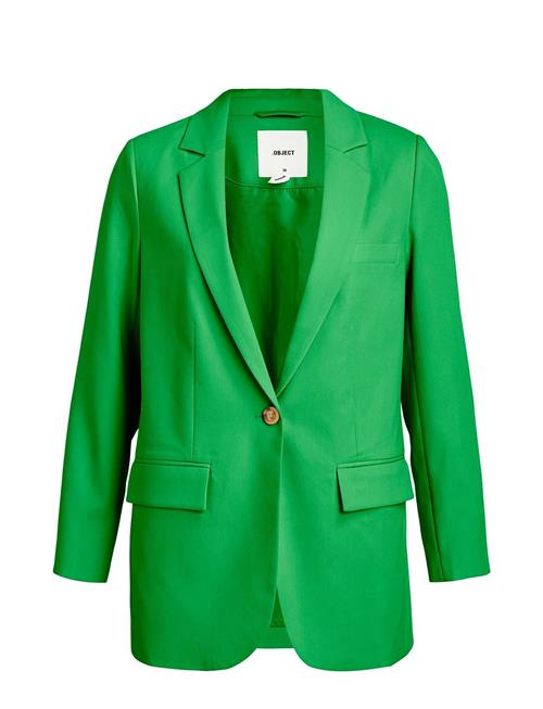 Se Object Objsigrid L/S Blazer Noos Object Green ved Booztlet