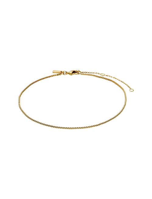 Se Pilgrim Pallas Recycled Anklet Pilgrim Gold ved Booztlet