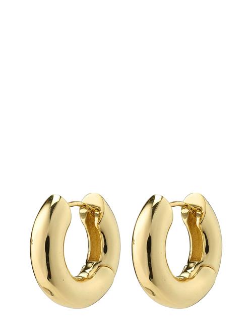 Aica Recycled Chunky Hoop Earrings Pilgrim Gold