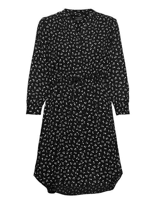 Selected Femme Slfdamina 7/8 Aop Dress B Noos Selected Femme Black