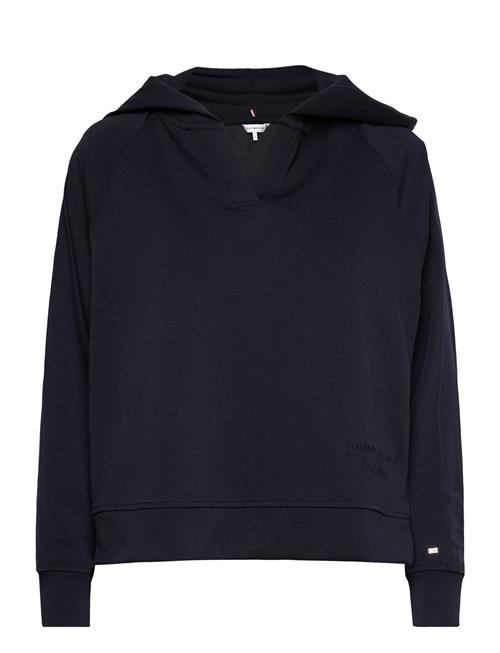 Se Tommy Hilfiger Rlx Visc Interlock O-Nk Hoodie Tommy Hilfiger Black ved Booztlet