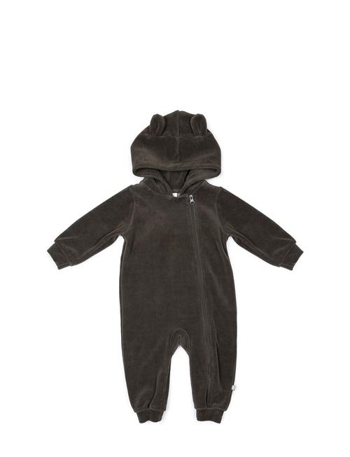 Smallstuff Jumpsuit Velour, Dark Mole Smallstuff Black