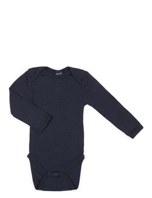 Smallstuff Body Ls, Navy Drop Needle, Merino Wool Smallstuff Blue