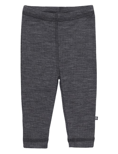 Se Smallstuff Legging, Dark Grey Drop Needle, Merino Wool Smallstuff Grey ved Booztlet