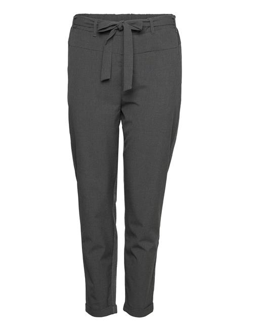 Se Kaffe Curve Kcjia Belt Pants Kaffe Curve Grey ved Booztlet