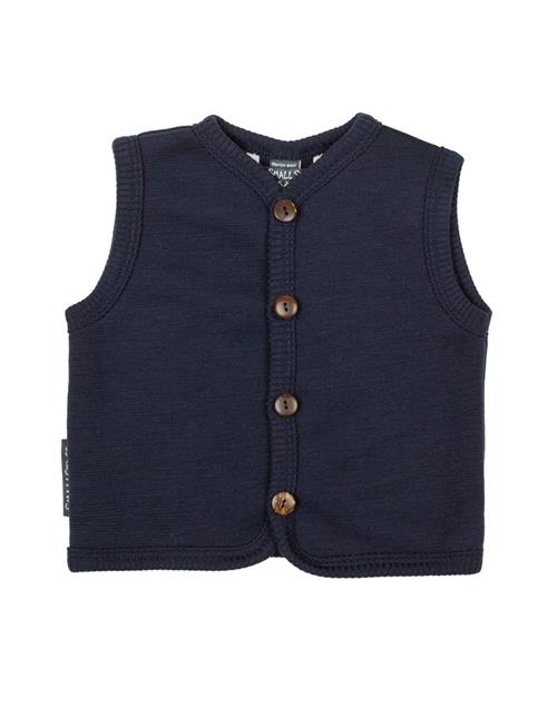 Smallstuff Vest, Merino Wool W. Buttons, Navy Smallstuff Navy