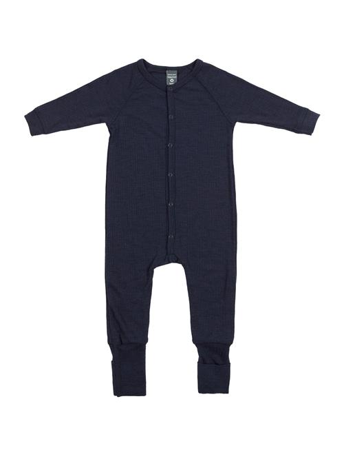 Smallstuff Night Suit, Navy Drop Needle, Merino Wool Smallstuff Navy