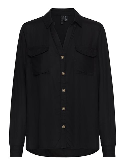 Vero Moda Vmbumpy L/S Shirt New Wvn Ga Noos Vero Moda Black