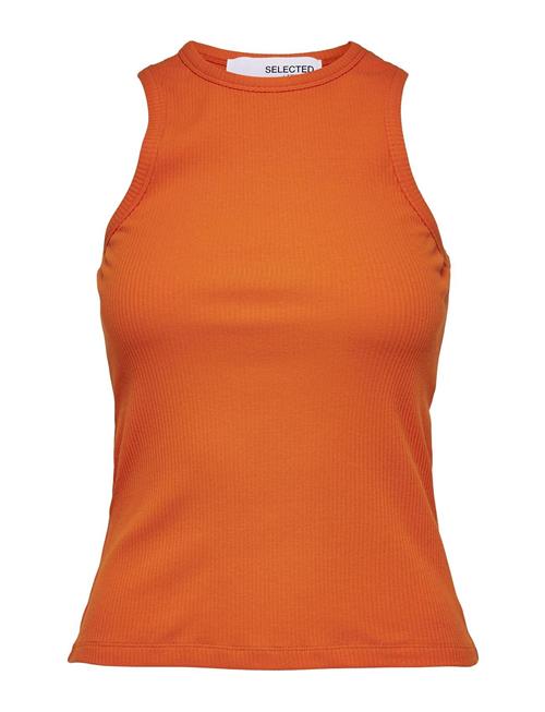 Selected Femme Slfanna O-Neck Tank Top Noos Selected Femme Orange