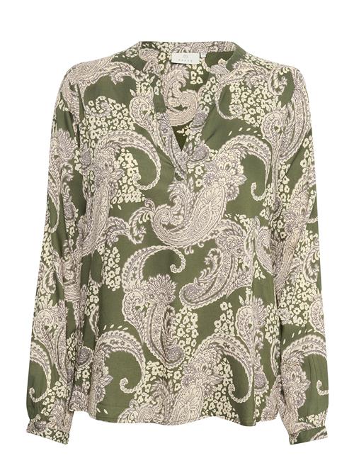 Paisley Blouse Kaffe Green