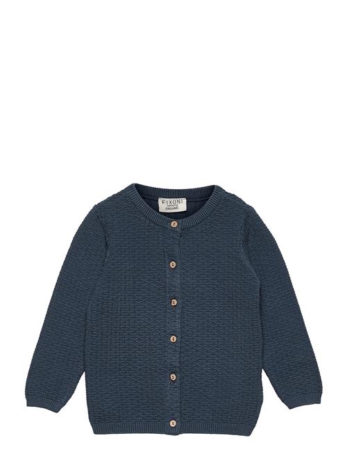 Fixoni Knitted Cardigan Fixoni Blue