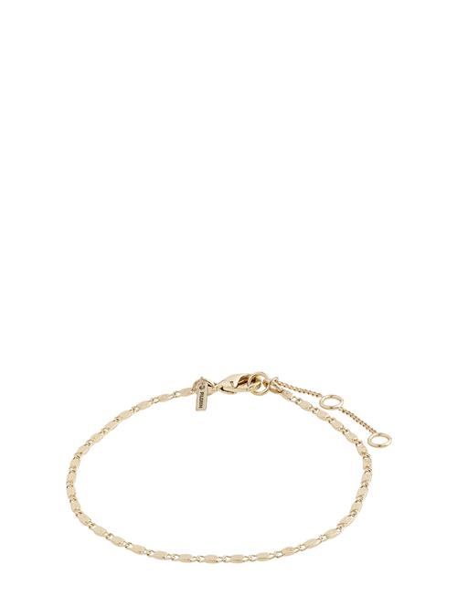 Parisa Recycled Flat Link Chain Bracelet Pilgrim Gold