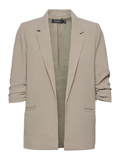 Se Soaked in Luxury Slshirley Blazer Soaked In Luxury Beige ved Booztlet