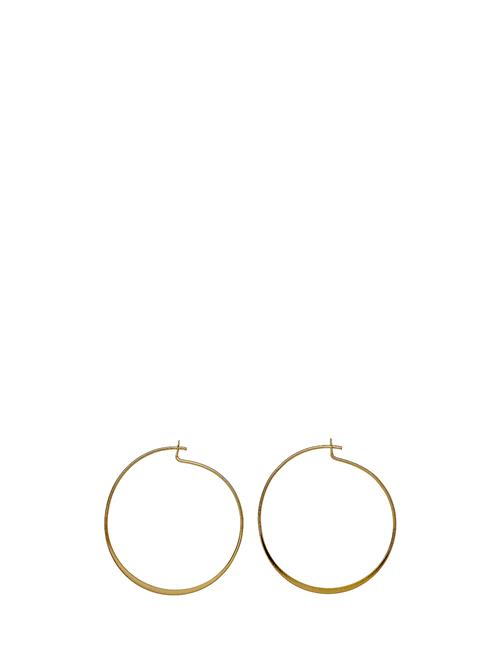 Tilly Large Hoop Earrings Pilgrim Gold