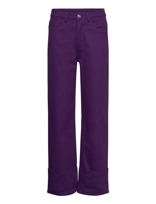 Hosbjerg Iben Alexa Cuff Pants Hosbjerg Purple