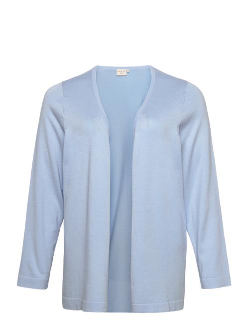 Se Kaffe Curve Kcfarsia Cardigan Kaffe Curve Blue ved Booztlet